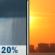 Tuesday: Slight Chance Rain Showers then Partly Sunny